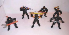 Mattel G.U.T.S. Figure Lot GUTS Aikido Force Ninja 6 Set 1986