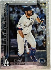 2025 Topps Series 1 Celebration Chris Taylor Confetti #53 Dodgers 