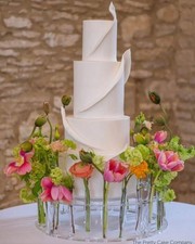 Prop Options Floral Crown Cake Stand (Small) NEW UNUSED Open Box