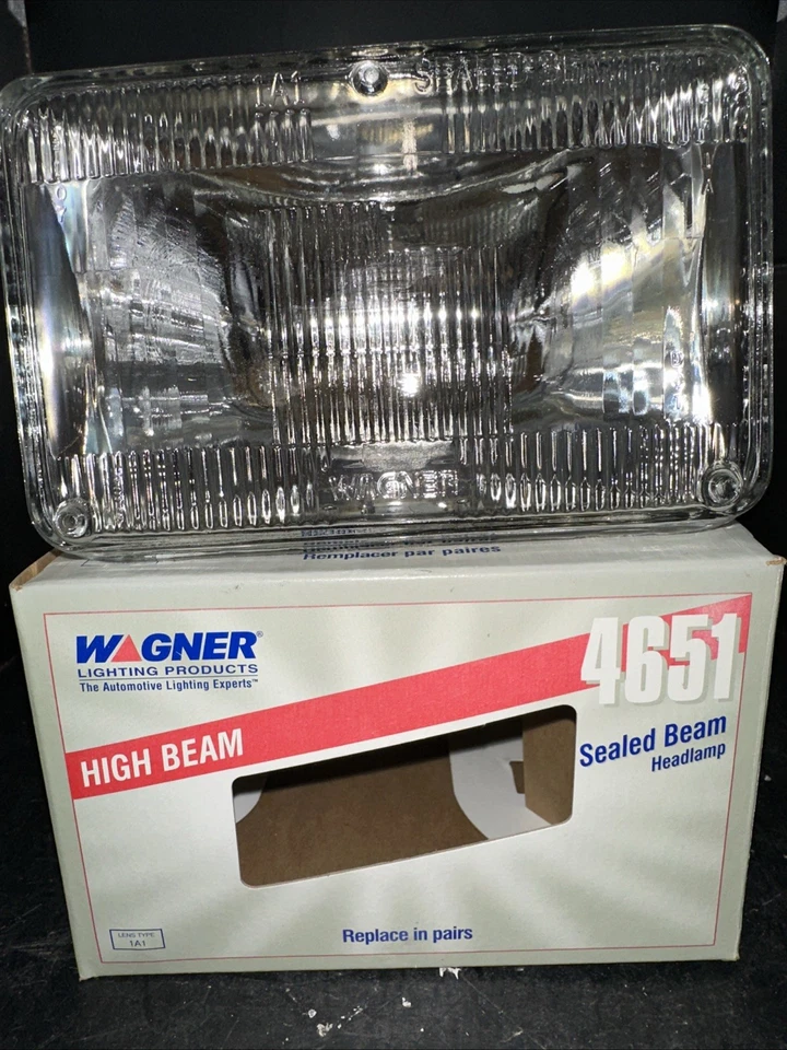🇺🇸Wagner 4651 / H4651 高光束车头灯 75-91 汽车 免运费🇺🇸 — 第 3/4 张图片