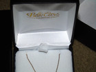 LeVian 14K Gold 1.19 ct London Blue Topaz White Diamond Classic Necklace Le Vian — photo 3