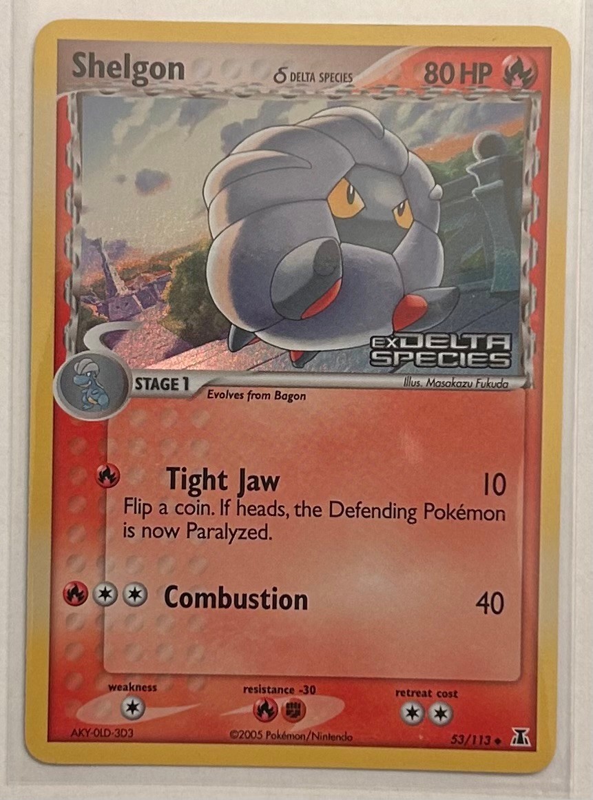 Shelgon - (Delta Species) 53/113 Delta Species Reverse Holo NM 2005