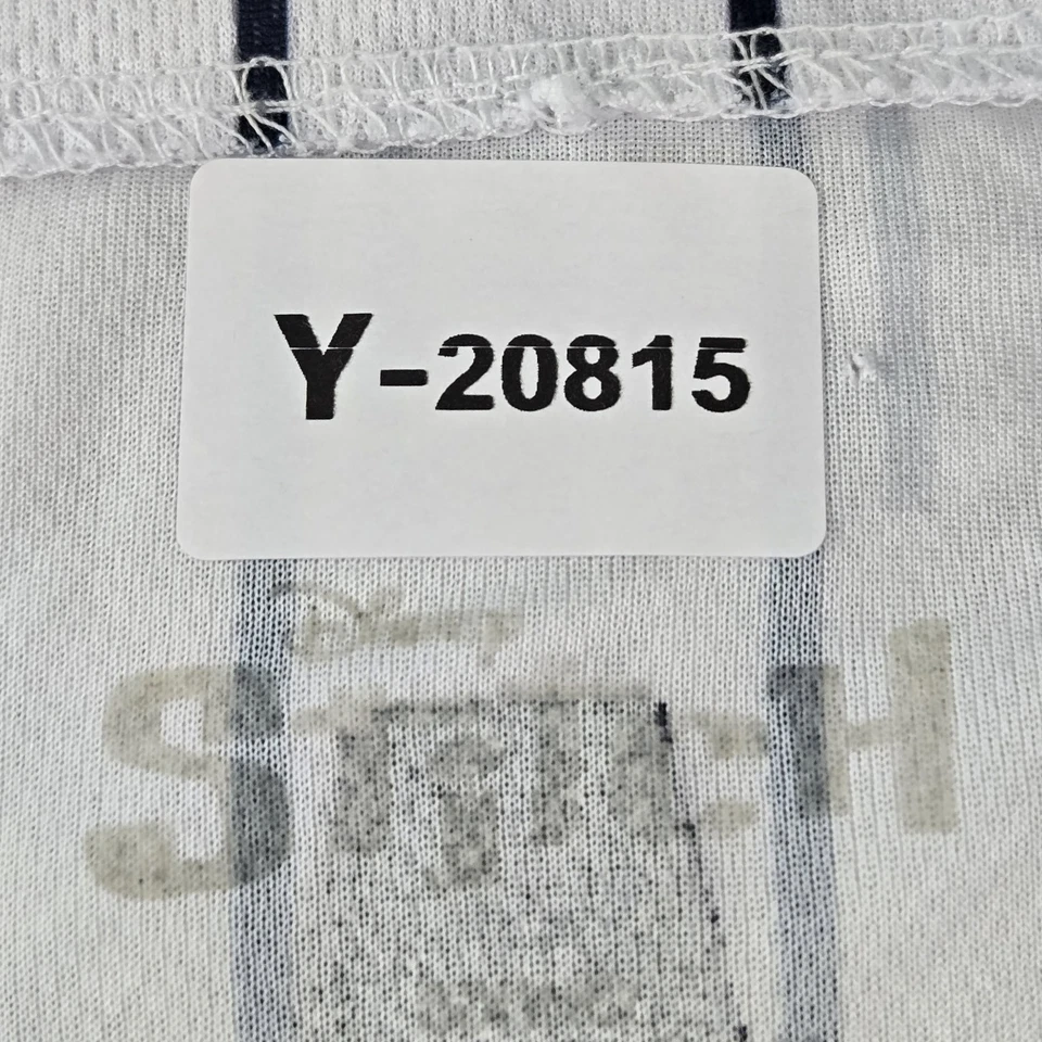 Disney Boy Jersey S White Striped Lilo & Stitch Ohana Baseball - Image 3 of 4