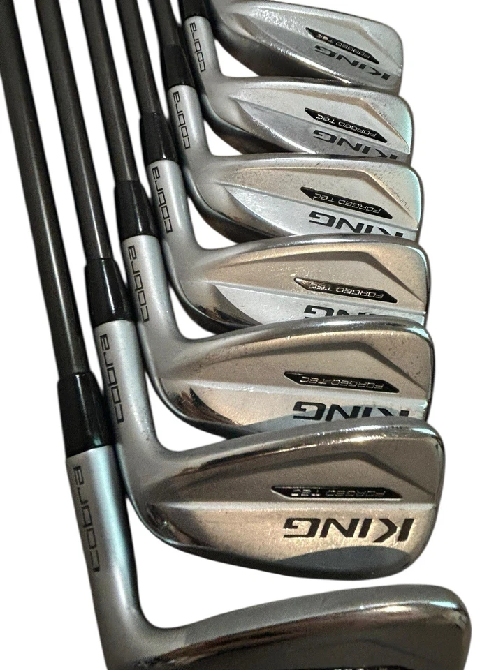 Juego de Hierro Forjado Tec Cobra King 5-GW Mano Derecha Grafito Retroceso F4 Flexión Rígida Foto 3 de 4