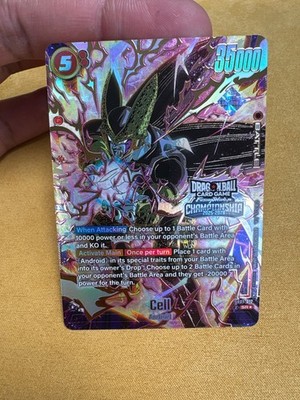 SB01-012 Cell Top 64 Prize Card Dragon Ball Fusion World