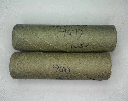 1996 D Roosevelt Dimes Two Roll Lot BWR 50 Coins 10c 2-Rolls Uncirculated Coins