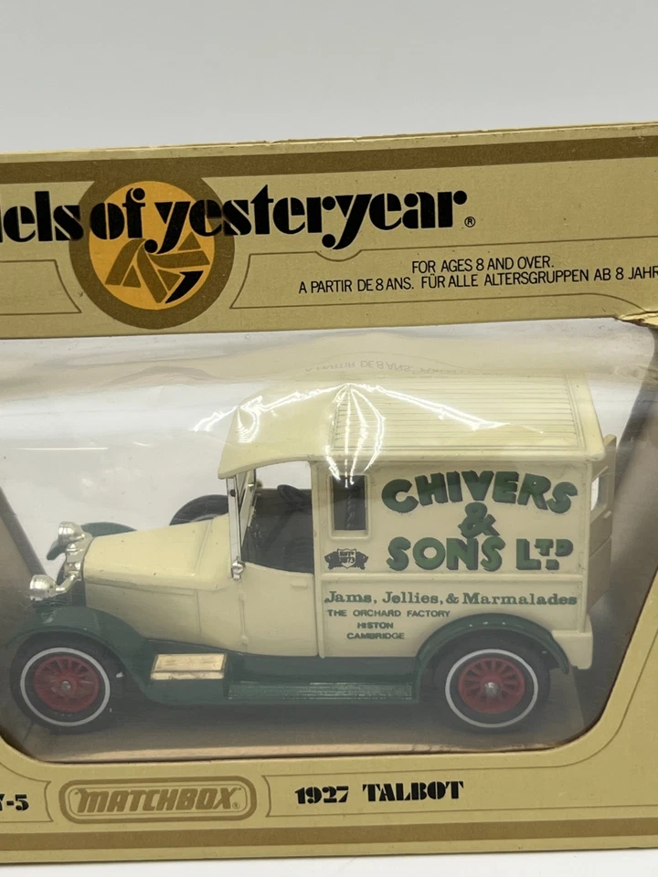 Matchbox Models of Yesteryear Y-5 1927 Talbot Van Chivers & Sons Ltd. VTG Lesney - Image 3 of 4