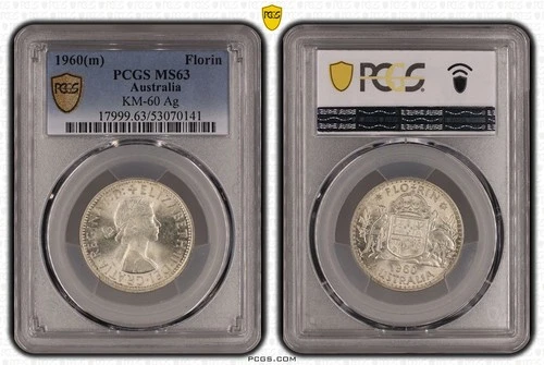 1960 Australia Florin — photo from the most recent tracked eBay sale