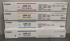 Canon Genuine Toner Set GPR-53 - Black/Cyan/Magenta/Yellow