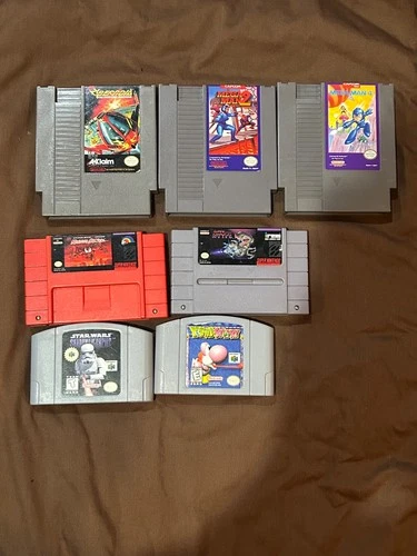 Vintage nintendo game lot of 7
