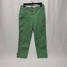 Talbots Perfect Crop Pants, Green Women  s 6