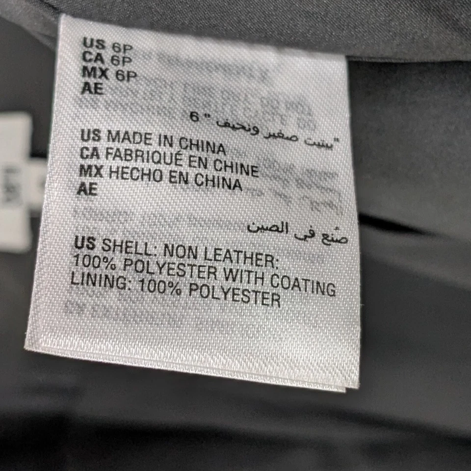 Saia Midi Feminina Bar III Couro Sintético Pequeno Zíper Frontal Preta 6P $59.50 - Imagem 4 de 4