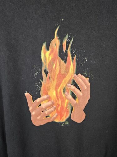 OFF-WHITE c/o Virgil Abloh 2018 diagonales Fire Hands Sweatshirt neu mit Etikett *lesen* - Bild 2 von 15