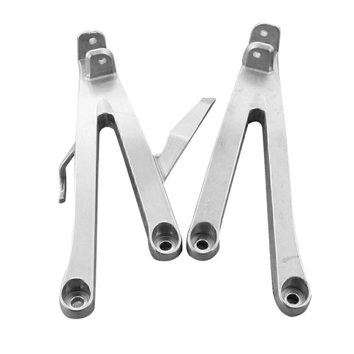 For Honda CBR 600RR 2007-2010 08 Rear Passenger Pedals & Pegs Brackets Footrests - Picture 3 of 6