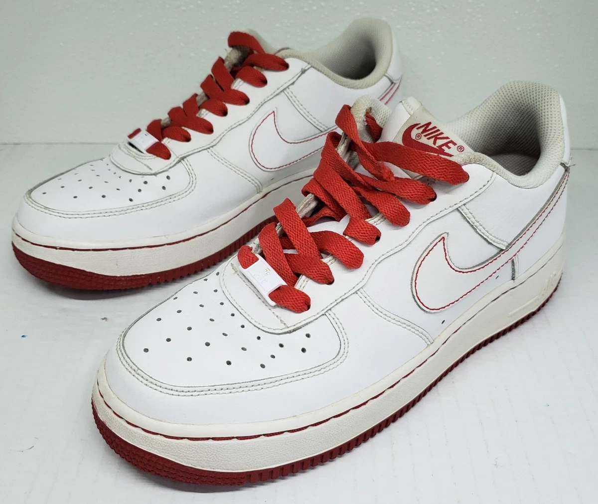 Nike Air Force 1 Low Retro Since 82 White - WHITE/UNIVERSITY RED-GUM  YELLOW