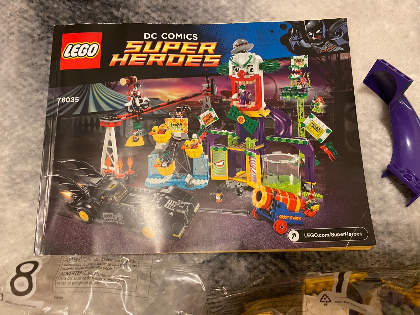 Lego Super Heroes 76035 Jokerland Used SEALED BAGS! 80