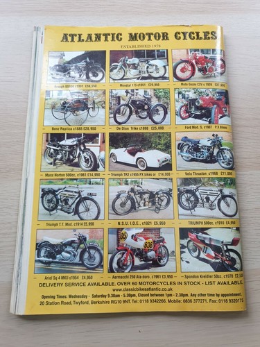 The Classic Motorcycle Magazine November 2000 Volume 27 Issue 11 Hyde Harrier - Picture 6 of 6