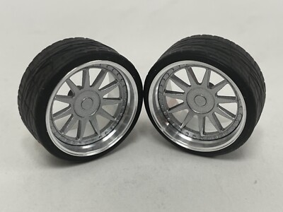 1/18 Wheels set of 4 Hartge 18' in Silver W121B by SD Modelscar tunning