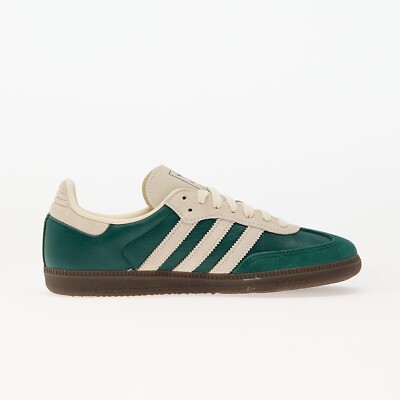 Adidas Samba OG Collegiate Green Cream White JI3215 Mens Shoes