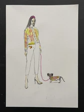 fashion illustration Original Sketch 