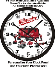 MILWAUKEE POWER TOOLS 10 Inch WALL CLOCK