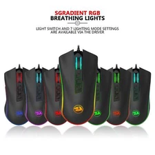 Redragon M711 COBRA Gaming Mouse with 16.8 Million Chroma RGB Color Backlit US