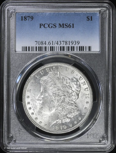1879-P $1 Morgan Dollar PCGS MS 61 | Uncirculated UNC