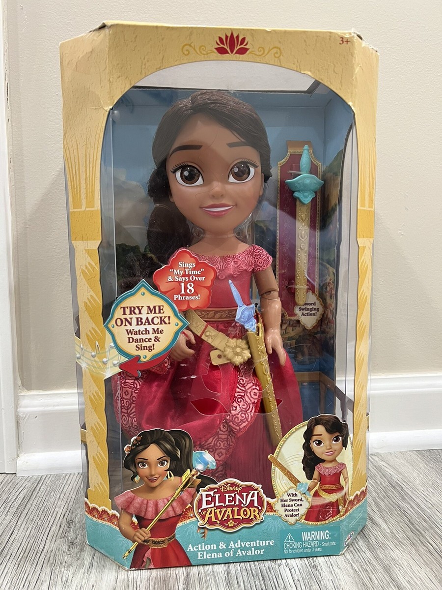Disney Store Exclusive Elena Of Avalor Doll NEW Royal Gown