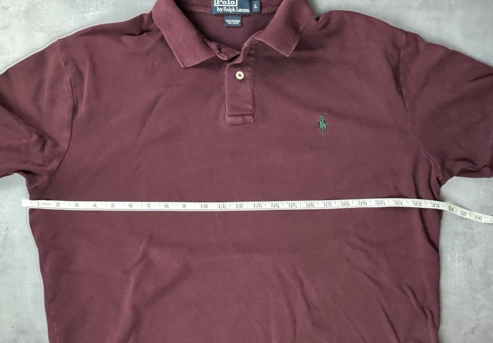 Polo Ralph Lauren Uomo Camicia Pony Grande Borgogna 0072