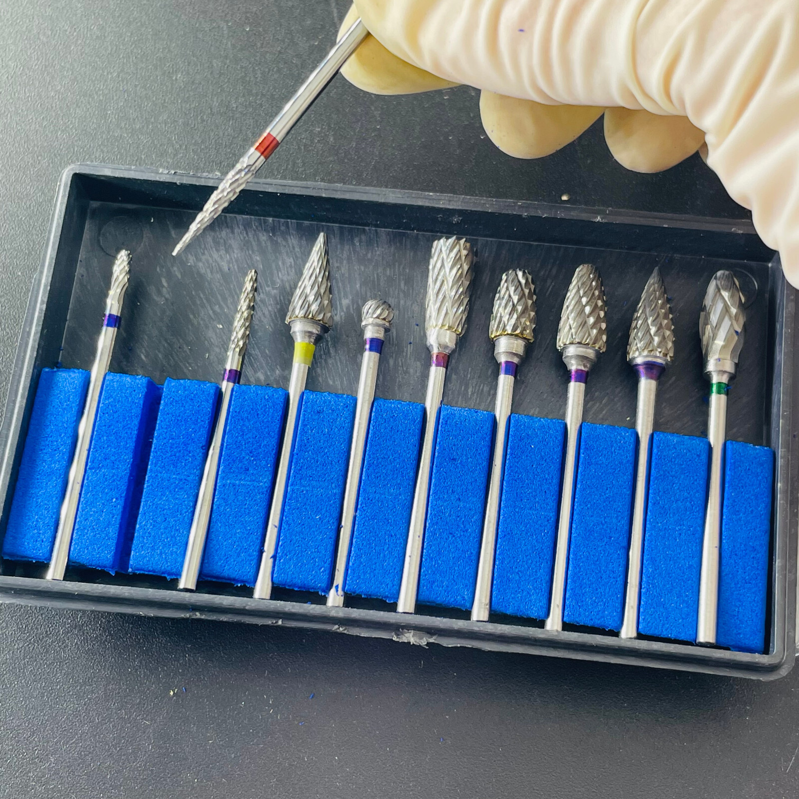 Tungsten Steel Dental Carbide Burs Lab Burrs Tooth Drill Grinder Bits