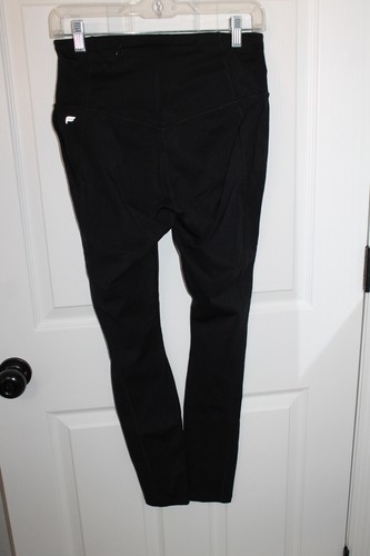 Fabletics Womens Gym Leggings Sz M Black Motion 365 High-Waisted Pockets ankle - Picture 4 of 4