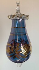 Glass Gold details Christmas Tree Ornament