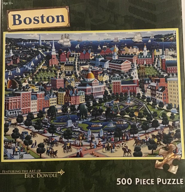 Eric Dowdle Art Boston Jigsaw Puzzle 500pc Beantown Tea Party Revere for sale online eBay