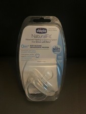 Chicco Natural Fit Soft Silicone Orthodontic Pacifier 0m New