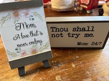 mothers day decor signs Mom