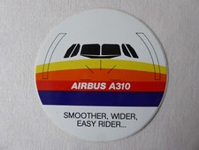AUTOCOLLANT STICKER AUFKLEBER AIRBUS A310 AIRLINER AIRLINES