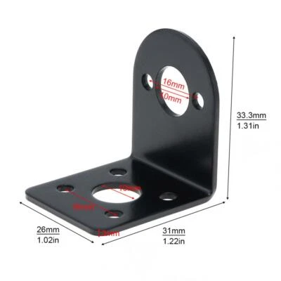 DC Motor Mount Bracket L Shape for 370/380/385/390/395 DC Motor Universal