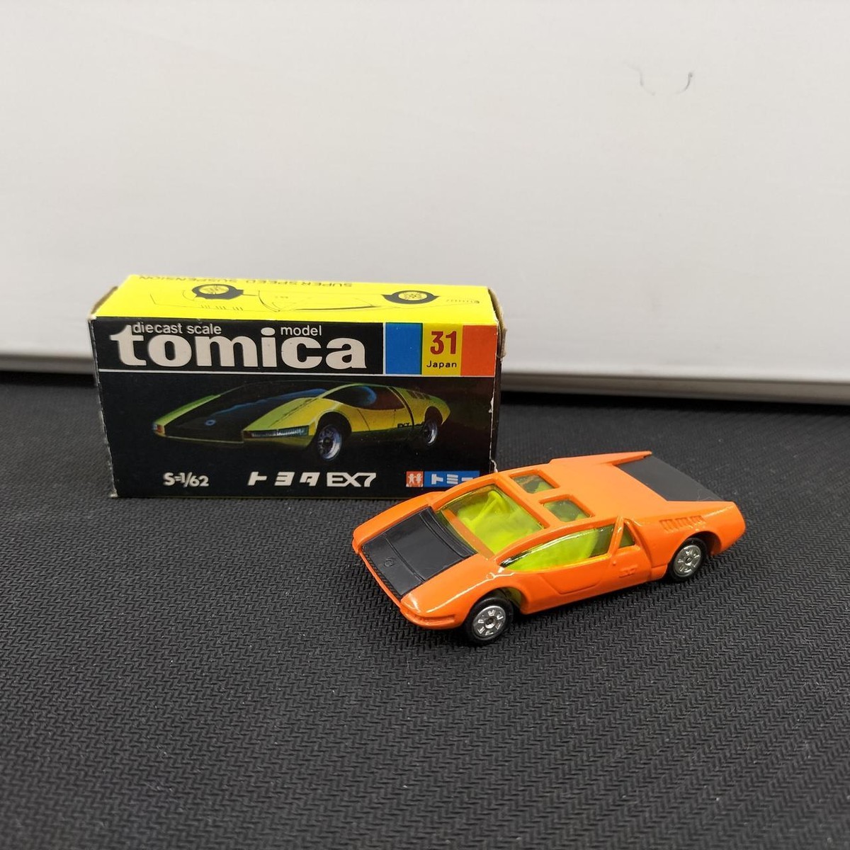 Tomy Tomica 1/62 Scale Toyota EX7 (Orange) Die-cast Model with Box - Main Image