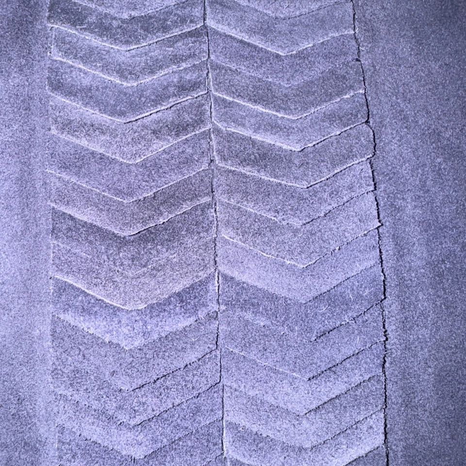 $349 WILLIAMS-SONOMA Home Navy Suede Pillow Cover & Insert  Equestrian - Image 3 of 4