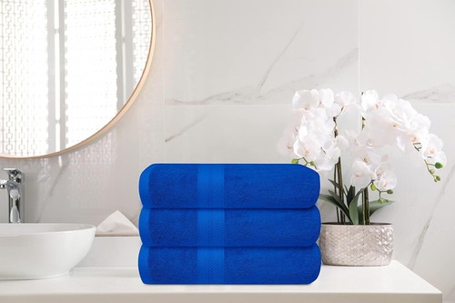 Extra Large Jumbo Bath Sheets 100% Premium Egyptian Cotton XXL Bath Towels Set - Picture 7 of 144