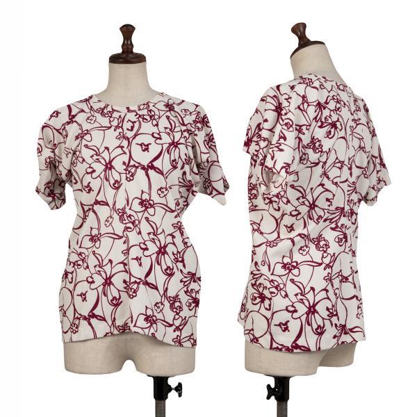 tricot COMME des GARCONS Floral Printed T shirt Size S-M(K tricot COMME des GARCONS Floral Printed T shirt Size S-M(K