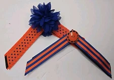LOT 2 Switch Flops Lindsay Phillips Straps Florida Gators BLUE ORANGE Small 5-6 