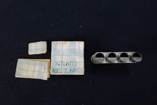 Antique 1900 E-A-D-G Pitch Pipe Violin Tuning Silvertone Metal With Box