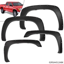 Fit For Chevy Silverado GMC Sierra 99-06 Pocket Bolt On Rivet Fender Flares 4PC