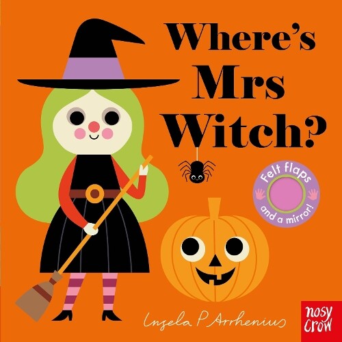 Thumbnail - Ingela Peterson Arrhenius Where's Mrs Witch? (kartonbuch) Felt Flaps