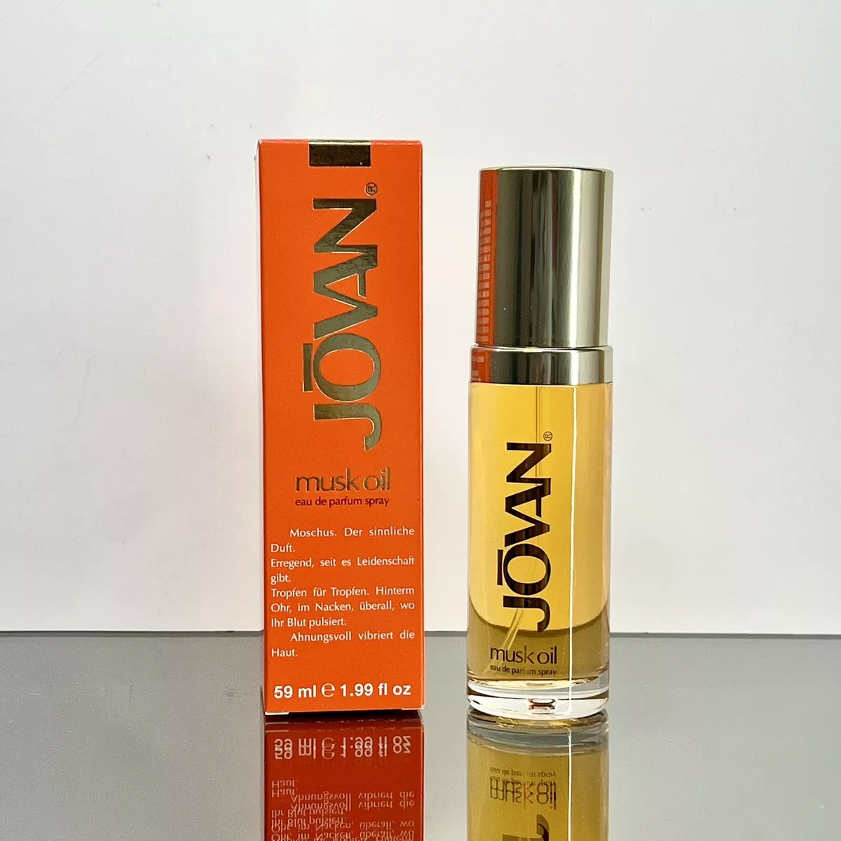 JOVAN MUSK OIL by Coty WOMEN 59ml-1.99oz Eau De Parfum Spray SEALED (BA10