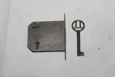 1 Einsteckriegelschloss  Möbelschloss  Antik Dornmaß 35 mm Universal