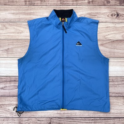 Vintage Nike ACG Vest Adult XL Blue Packable Windbreaker
