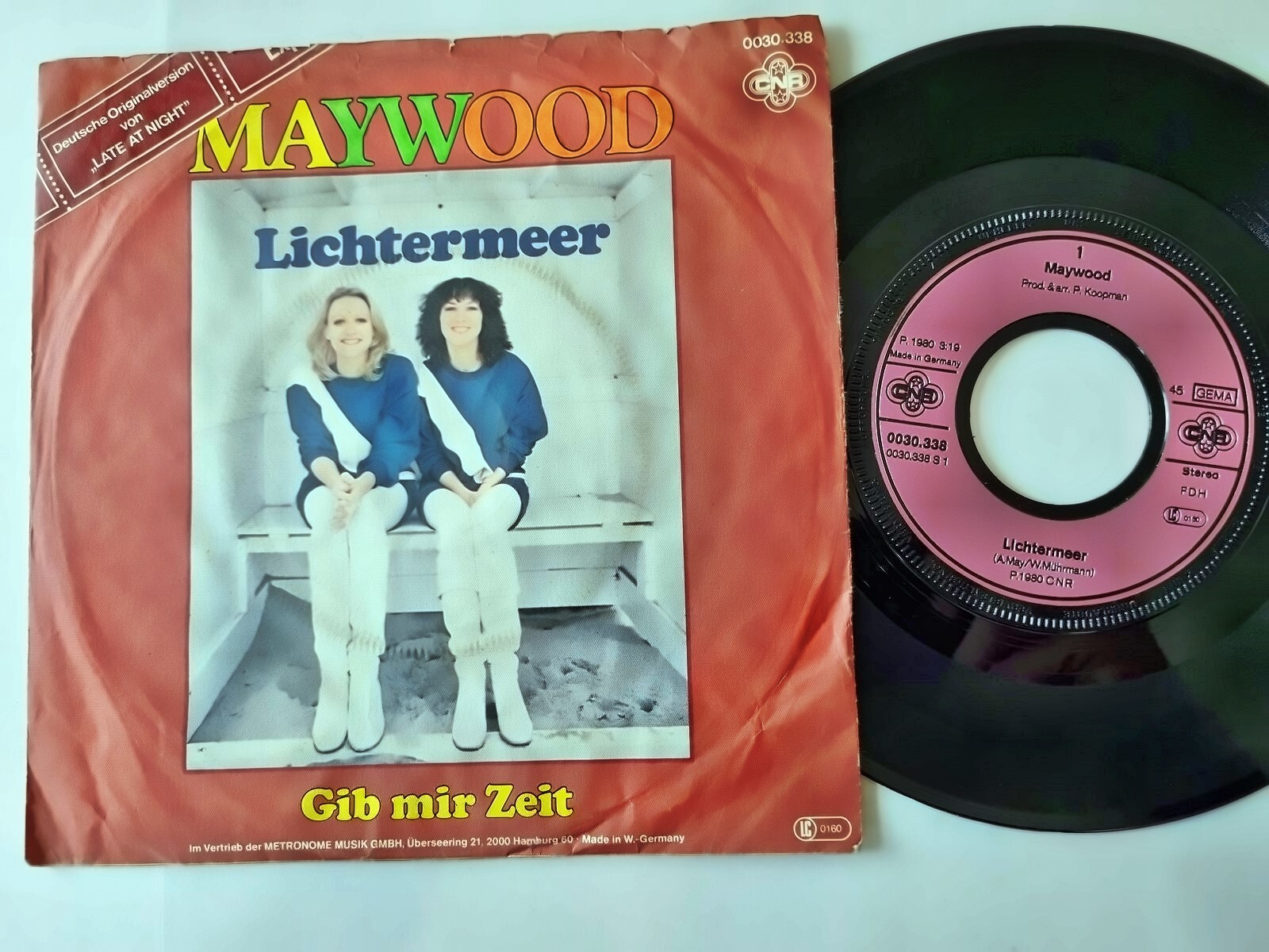 Maywood - Lichtermeer 7'' Vinyl Germany SUNG IN GERMAN/ Late at night