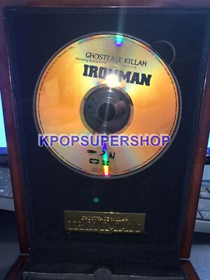 Ghostface Killah Album Ironman CD Gold Edition Wooden Box Set Book